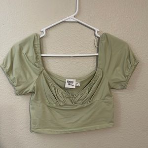 princess polly green top